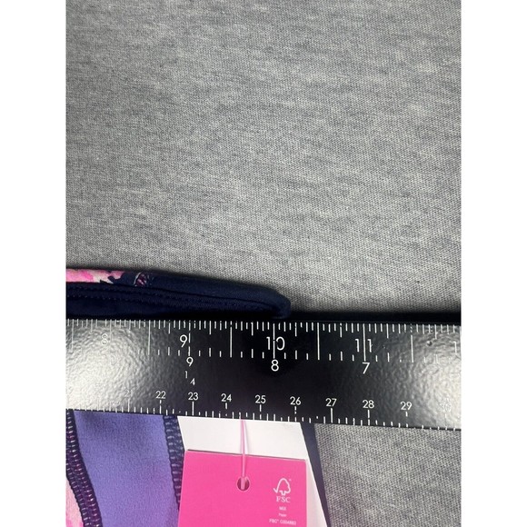 LILLY PULITZER WEEKENDER HIGH RISE LEGGING FLOCK TO THE TOP XXS NEW NWT Purple - Picture 5 of 6